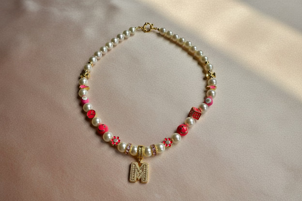 "M" Pendant Necklace