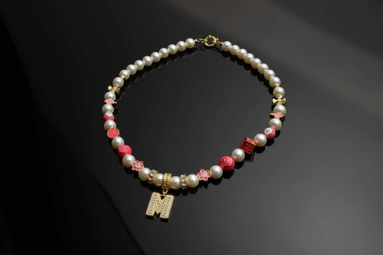 "M" Pendant Necklace